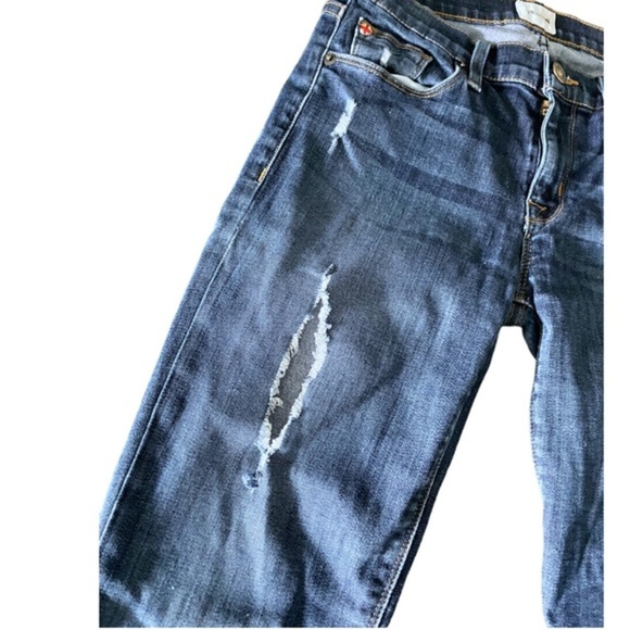 Hudson Nico Midrise Super Skinny Distressed Jeans Size 26 Color Wapa - Picture 4 of 12